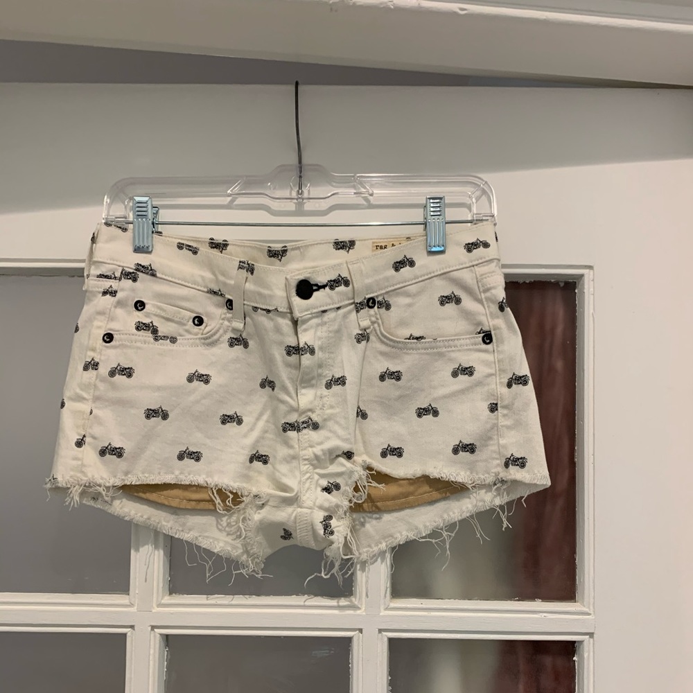 Rag and Bone motorcycle shorts